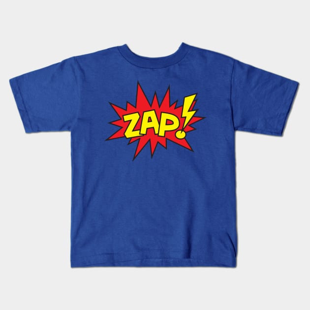 ZAP! Kids T-Shirt by BobbyG